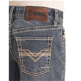 Rock & Roll Boy's Med Vintage Feather Stitch Bootcut