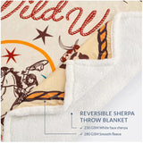 Western Adventure Sherpa Throw