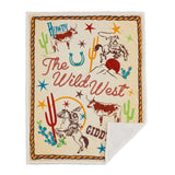 Western Adventure Sherpa Throw
