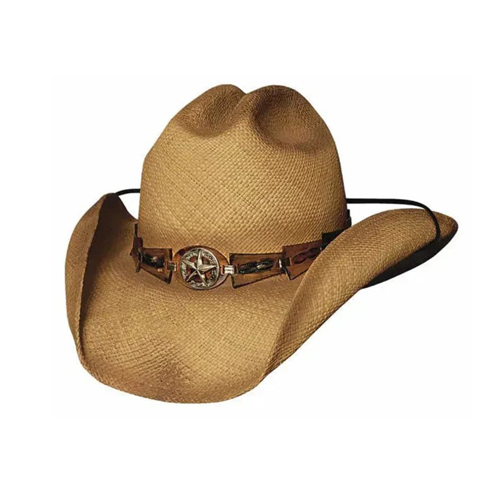 Montecarlo Star Central Straw Shady Cowboy Hat
