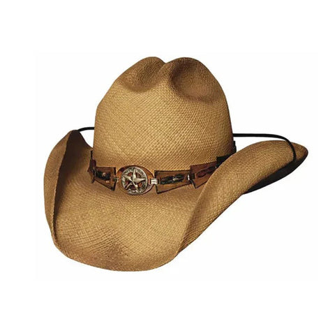 Montecarlo Star Central Straw Shady Cowboy Hat