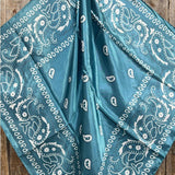 Rodeo Drive Blue & White Paisley Wild Rag