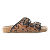 Brown and Black Double Strap Myra Sandel