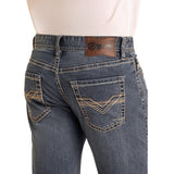 Rock & Roll Men's Medium Double Barrel Straight Leg Jean