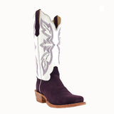 R Watson Women's Plum Roughout Boots