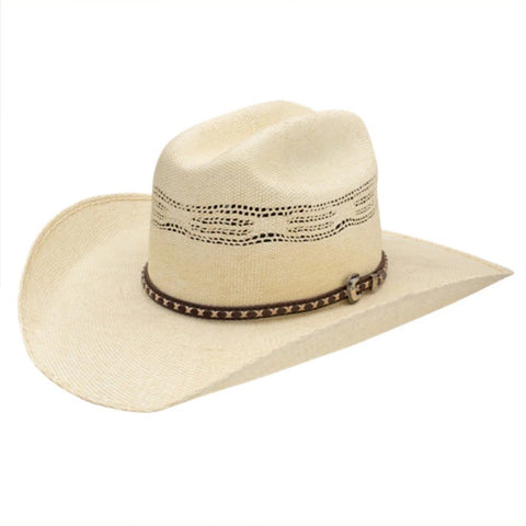 All Around Vented/Cattleman Crown Elmhurst Straw Hat