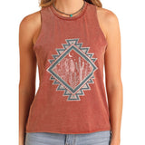 Rock & Roll Women's Rust Desert Tank