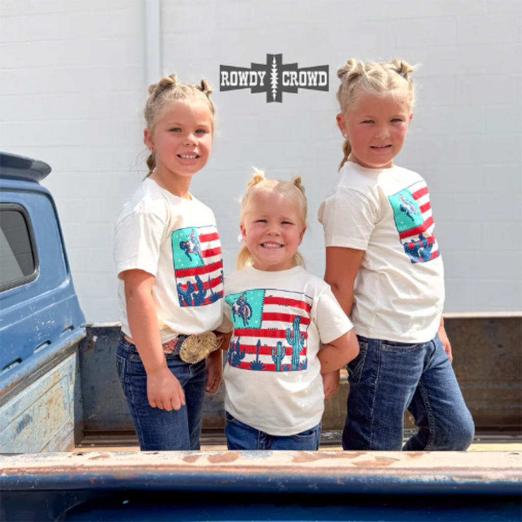 Kids Western Patriotic Tee