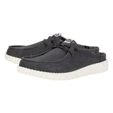 Black Slip Stretch Canvas Shoes