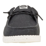 Black Slip Stretch Canvas Shoes Front