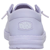 Hey Dude Purple Wendy Funk slip-on shoe heel view
