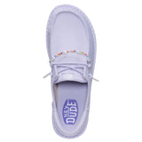 Hey Dude Purple Wendy Funk slip-on shoe top view