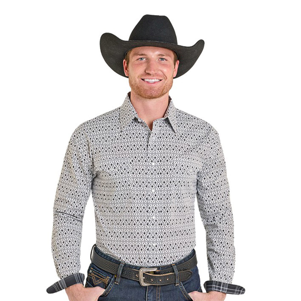 Black Diamond Print Long Sleeve