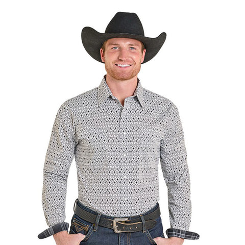 Black Diamond Print Long Sleeve