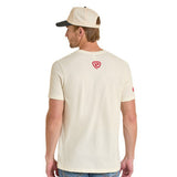 Model wearing the Koe Wetzel 1992 Tee from the back, showing the clean tee design and overall fit.
