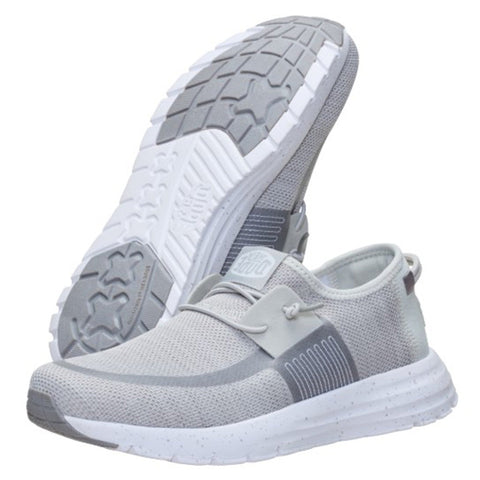 Sirocco Stretch Sox Grey Tennis Shoe Slip on