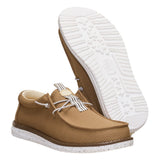 Hey Dude Men’s Wally Mesh Neutrals Shoes showing the lightweight outsole pattern designed for flexibility and everyday comfort.