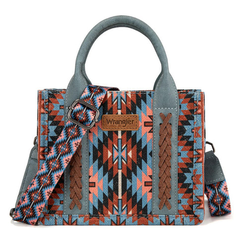 Wrangler Navy Aztec Mini Bag