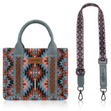 Wrangler Navy Aztec Mini Bag