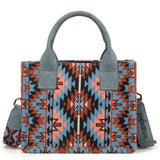Wrangler Navy Aztec Mini Bag