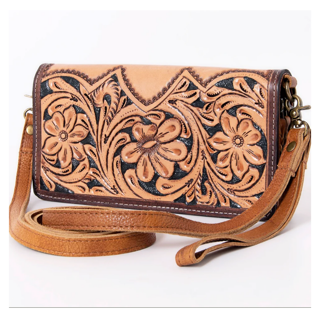 Olay Tooled Leather Organizer
