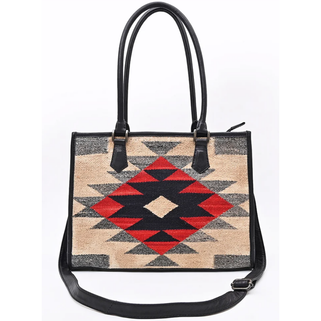 American Darling Woven Leather Bag