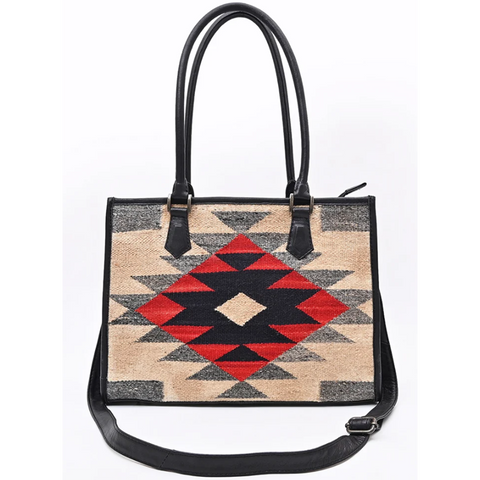 American Darling Woven Leather Bag