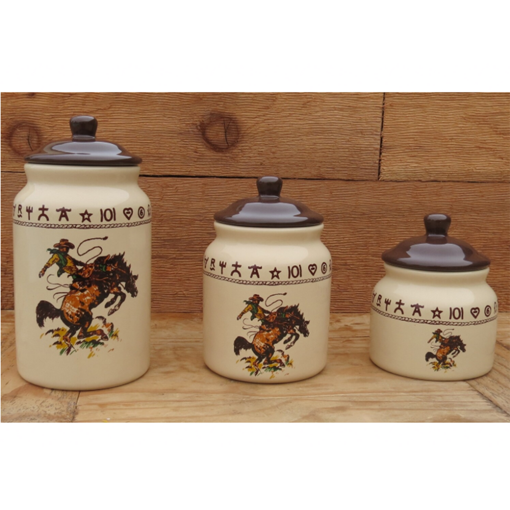 Bronc Canister Set