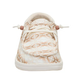 Toe of Hey Dude Wendy Funk Parchment Waffle Teton Shoes 