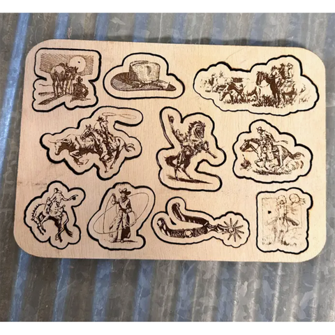 Kids Cowboy Puzzle