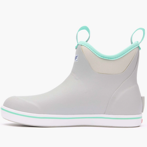 XtraTuf Gray/Mint Ankle Deck Boot