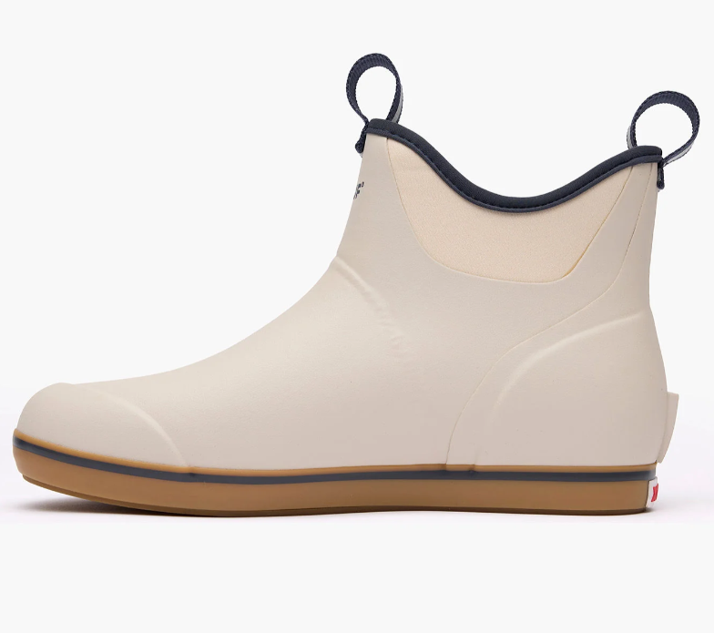 Xtra Tuf Men's Ivory/Navy Ankle Deck Boot