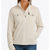 Cinch Women's Cream Corduroy Shacket