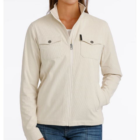 Cinch Women's Cream Corduroy Shacket