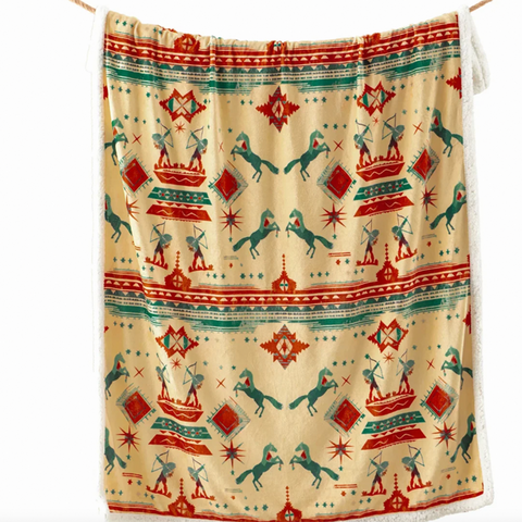 Arizona Campfire Sherpa Throw