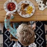 Black & White Splat Mat