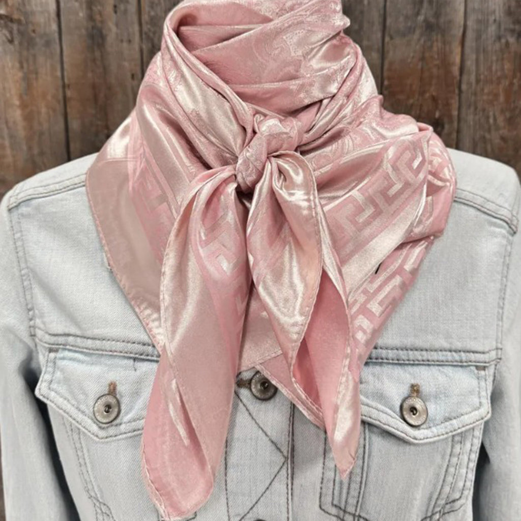 35X35" Blush Jacquard Wild Rag