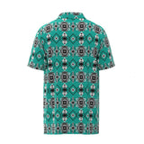 Hooey Men's "The Weekender" Aqua Aztec Polo