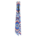 Showman Blue Tribal Skies Nylon Tie Strap and Off Billet