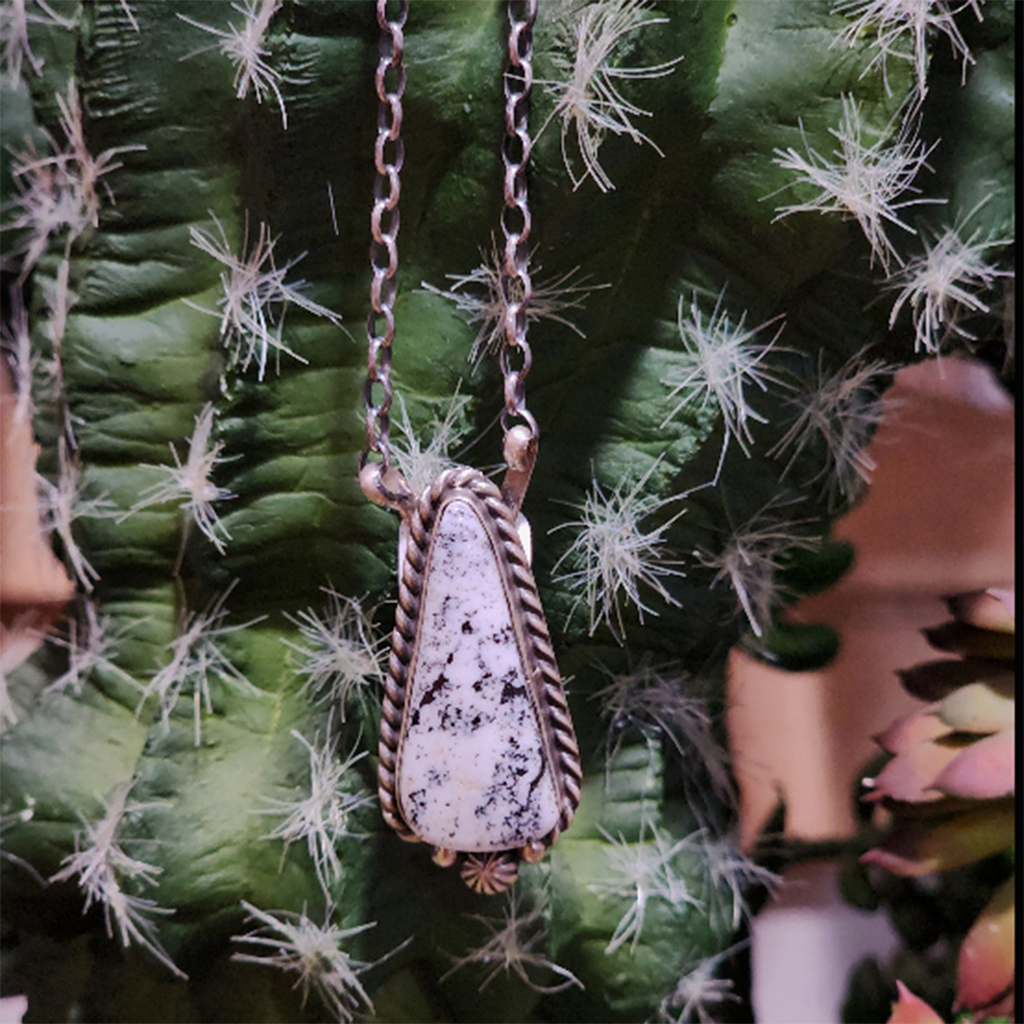 "Paige" White Buffalo Necklace