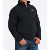 Zip Closure, pockets on side, stand up collar 
