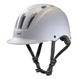 White sport 2.0 equestrian helmet. 
