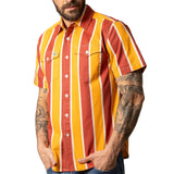 Kimes stoppy brick red short sleeve 