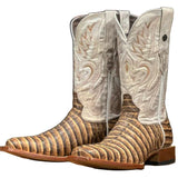 Caiman Tail Square Toe Boot
