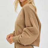 View of Crunched Sleeves 