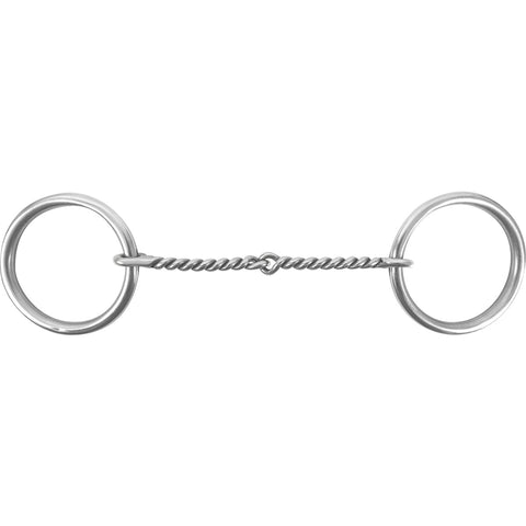 Twisted Wire O-Ring Snaffle