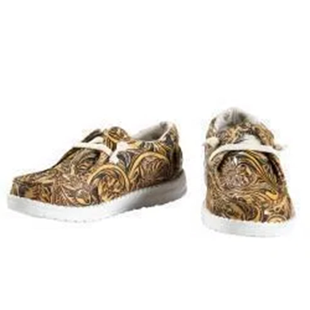 Side and front view of Twister Ashton Style Girls Casual Shoes 