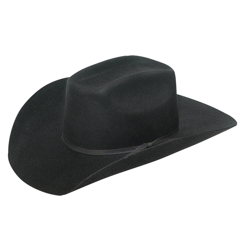 Youth Black Felt Cowboy Hat