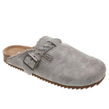 Very G Women's Iris 2 Mule Slip On Shoe in Grey Side View