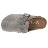 Very G Women's Iris 2 Mule Slip On Shoe in Grey Top View